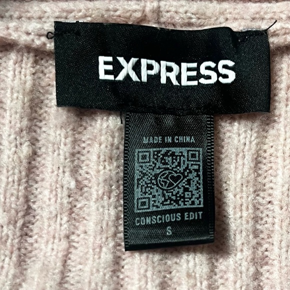 EXPRESS- Women's Pink  Cardigan Sweater Size S - Picture 5 of 5